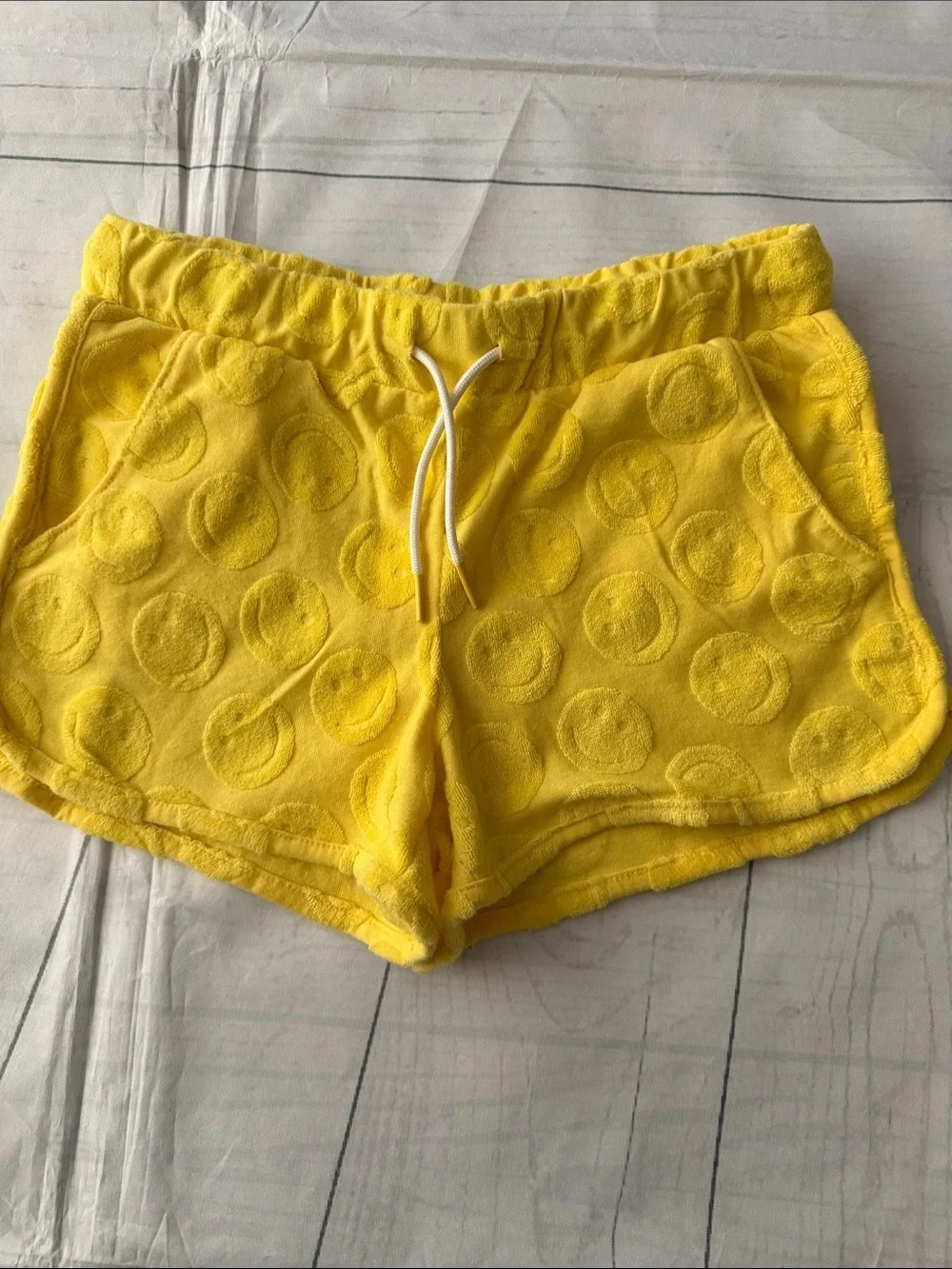 Old Navy Yellow Girls Terry Cloth Shorts